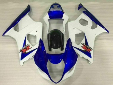 Blanc Bleu 03-04 GSXR 1000 Carénage Moto