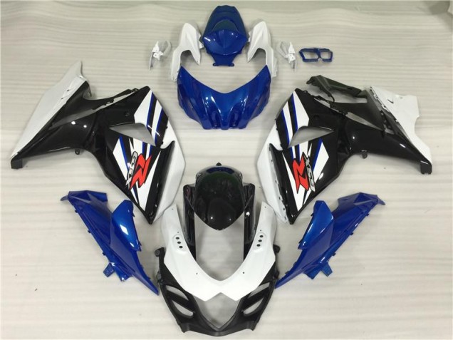 Blanc Bleu Noir 09-16 GSXR 1000 Carénages Moto