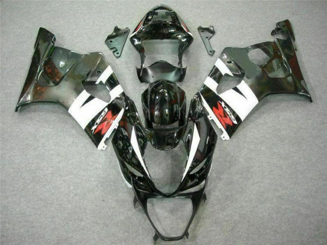 Blanc Noir 03-04 GSXR 1000 Carénage Moto
