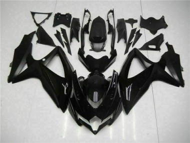 Noir 08-10 GSXR 600/750 Kit Carénages Motos Complet