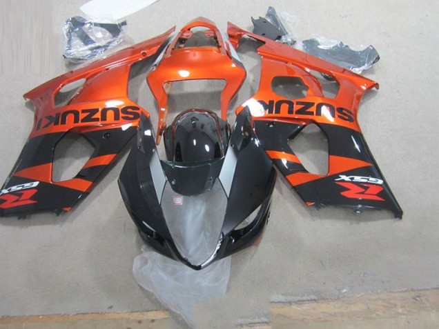 Noir Orange 03-04 GSXR 1000 Carénage Moto