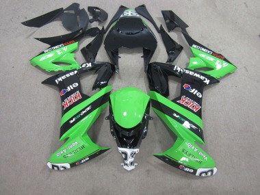 Noir Vert 08-10 ZX10R Carénage Moto