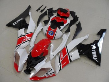 Rouge Blanc Noir 08-16 YZF R6 Kit Carénages Motos