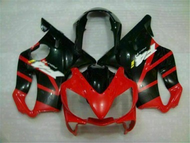 Rouge Noir 04-07 CBR600 F4i Kit Carénages Motos Complet